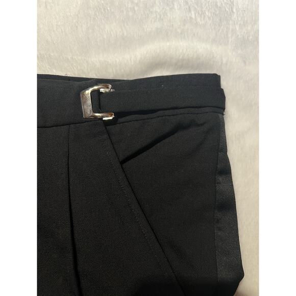 Vtg First Nighter Mens Tuxedo 44L 36x32 Black Tux Suit Adjustable Waist - Picture 7 of 16